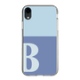 Slim Protection Case［ Original - initial two tone - B blue ］