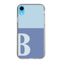 Slim Protection Case［ Original - initial two tone - B blue ］