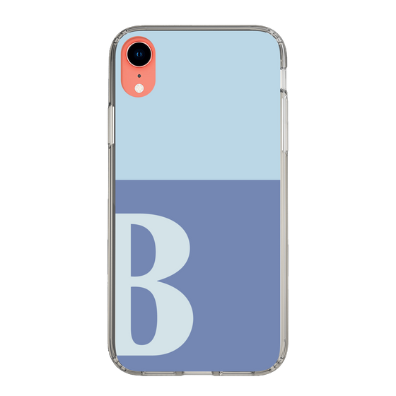 Slim Protection Case［ Original - initial two tone - B blue ］