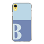 Slim Protection Case［ Original - initial two tone - B blue ］