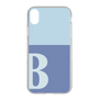Slim Protection Case［ Original - initial two tone - B blue ］