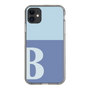 Slim Protection Case［ Original - initial two tone - B blue ］