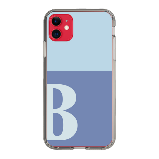 Slim Protection Case［ Original - initial two tone - B blue ］