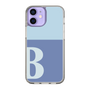 Slim Protection Case［ Original - initial two tone - B blue ］