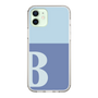 Slim Protection Case［ Original - initial two tone - B blue ］