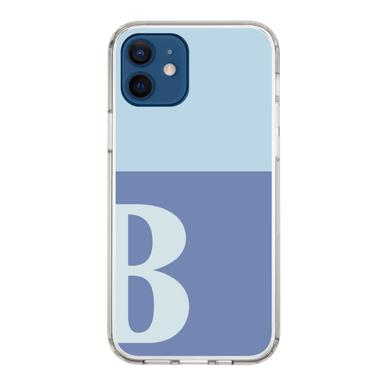 Slim Protection Case［ Original - initial two tone - B blue ］