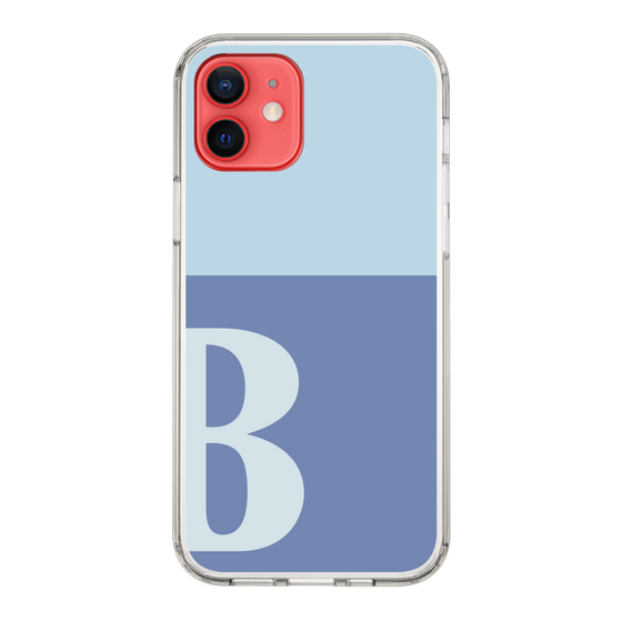 Slim Protection Case［ Original - initial two tone - B blue ］