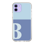 Slim Protection Case［ Original - initial two tone - B blue ］