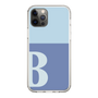 Slim Protection Case［ Original - initial two tone - B blue ］