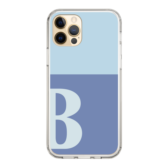 Slim Protection Case［ Original - initial two tone - B blue ］