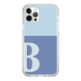 Slim Protection Case［ Original - initial two tone - B blue ］