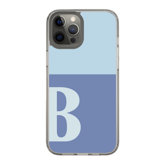 Slim Protection Case［ Original - initial two tone - B blue ］
