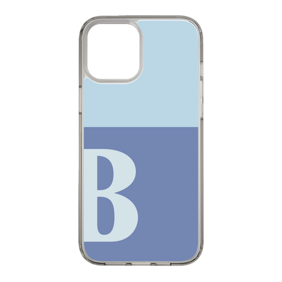 Slim Protection Case［ Original - initial two tone - B blue ］