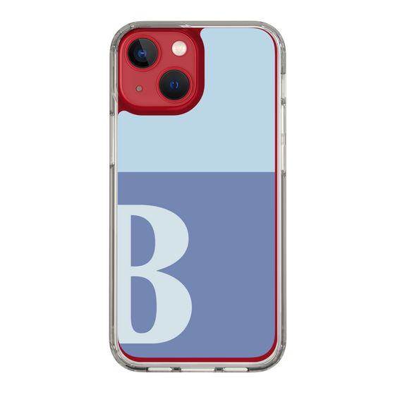 Slim Protection Case［ Original - initial two tone - B blue ］