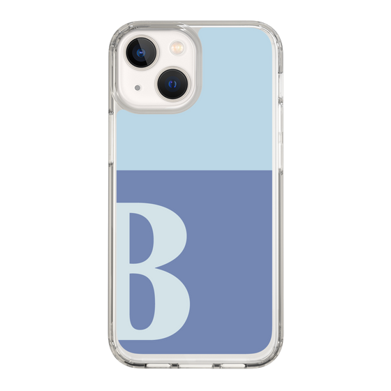 Slim Protection Case［ Original - initial two tone - B blue ］