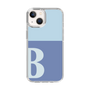 Slim Protection Case［ Original - initial two tone - B blue ］