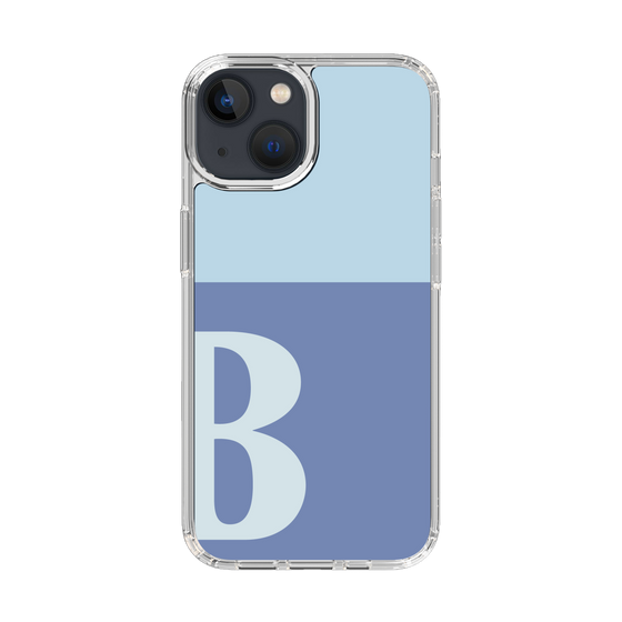 Slim Protection Case［ Original - initial two tone - B blue ］