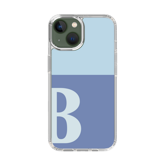 Slim Protection Case［ Original - initial two tone - B blue ］