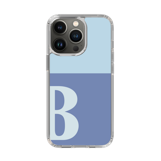 Slim Protection Case［ Original - initial two tone - B blue ］