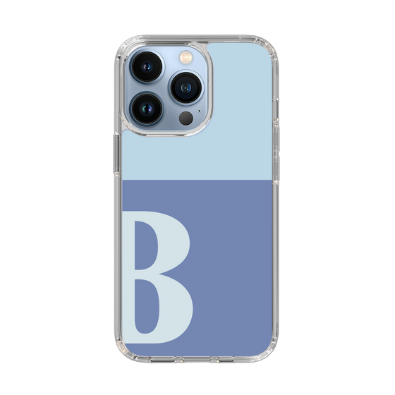 Slim Protection Case［ Original - initial two tone - B blue ］