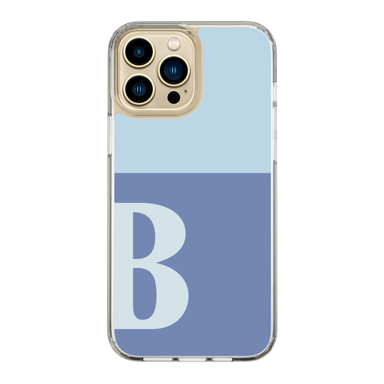 Slim Protection Case［ Original - initial two tone - B blue ］