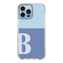 Slim Protection Case［ Original - initial two tone - B blue ］