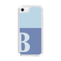 Slim Protection Case［ Original - initial two tone - B blue ］