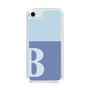 Slim Protection Case［ Original - initial two tone - B blue ］