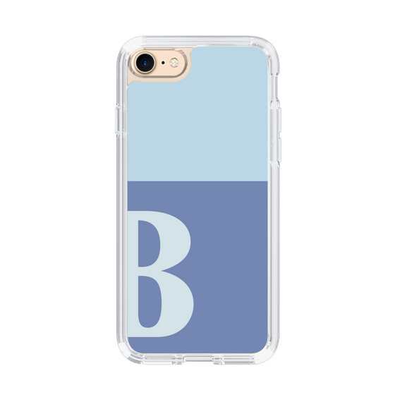 Slim Protection Case［ Original - initial two tone - B blue ］