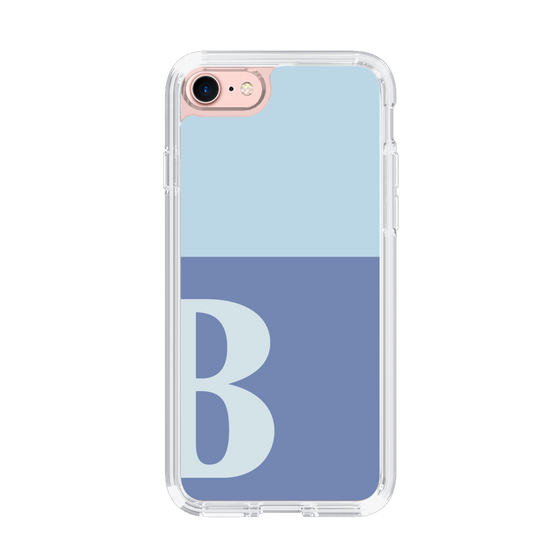 Slim Protection Case［ Original - initial two tone - B blue ］