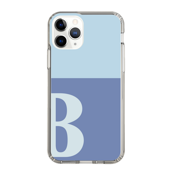 Slim Protection Case［ Original - initial two tone - B blue ］