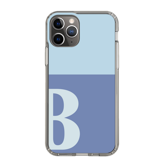 Slim Protection Case［ Original - initial two tone - B blue ］