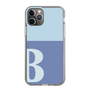 Slim Protection Case［ Original - initial two tone - B blue ］