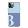Slim Protection Case［ Original - initial two tone - B blue ］