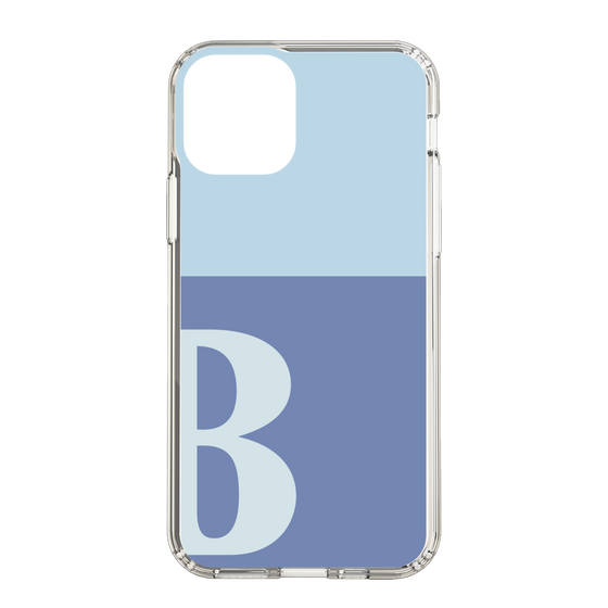 Slim Protection Case［ Original - initial two tone - B blue ］