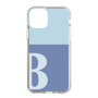 Slim Protection Case［ Original - initial two tone - B blue ］