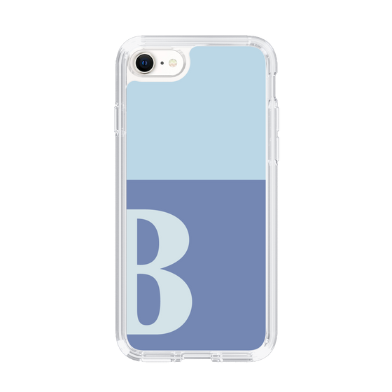 Slim Protection Case［ Original - initial two tone - B blue ］