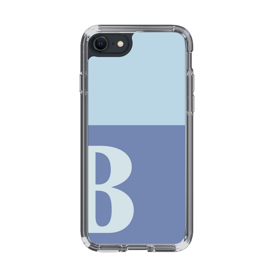 Slim Protection Case［ Original - initial two tone - B blue ］