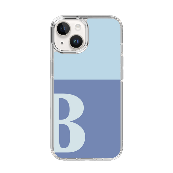 Slim Protection Case［ Original - initial two tone - B blue ］
