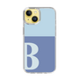 Slim Protection Case［ Original - initial two tone - B blue ］