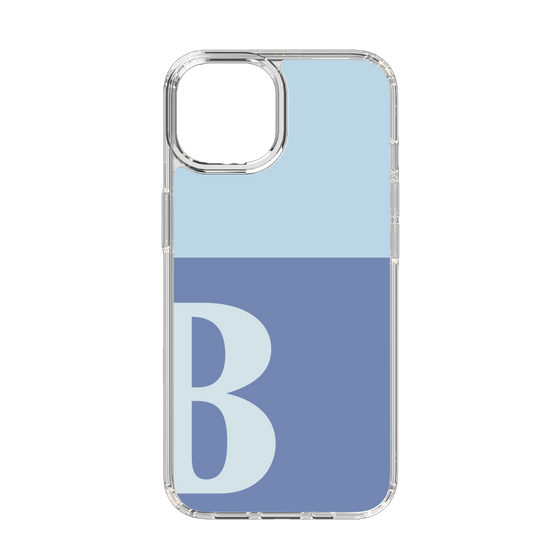 Slim Protection Case［ Original - initial two tone - B blue ］