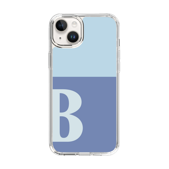 Slim Protection Case［ Original - initial two tone - B blue ］