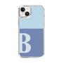 Slim Protection Case［ Original - initial two tone - B blue ］