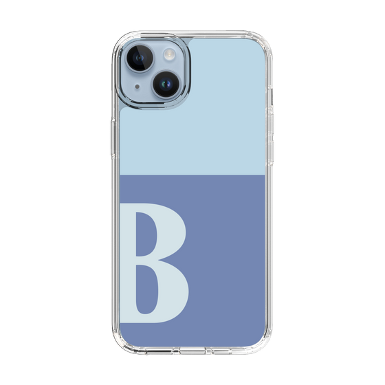 Slim Protection Case［ Original - initial two tone - B blue ］