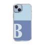Slim Protection Case［ Original - initial two tone - B blue ］
