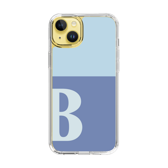 Slim Protection Case［ Original - initial two tone - B blue ］