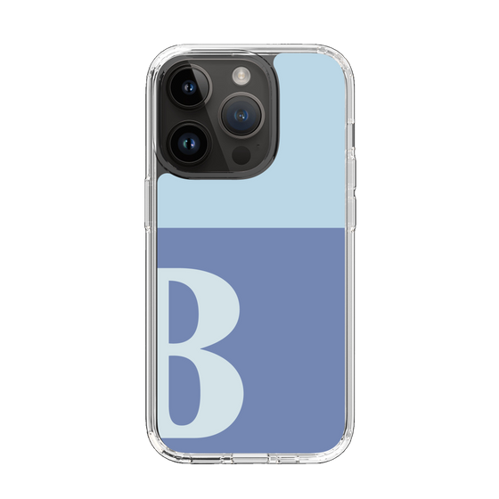 Slim Protection Case［ Original - initial two tone - B blue ］