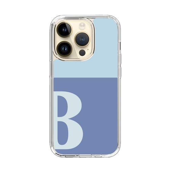 Slim Protection Case［ Original - initial two tone - B blue ］