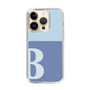 Slim Protection Case［ Original - initial two tone - B blue ］
