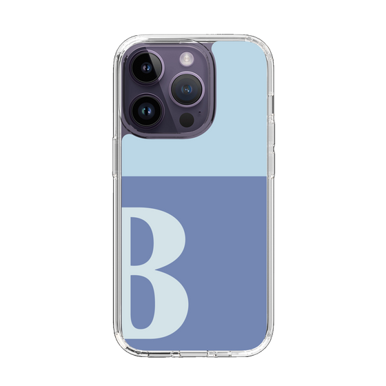 Slim Protection Case［ Original - initial two tone - B blue ］